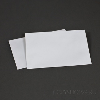 Белый офсет, 80 гр/м2, Прямой клапан, Декстрин, 