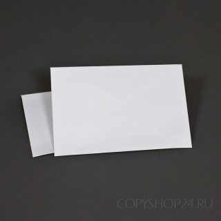 Белый офсет, 80 гр/м2, Треугольный клапан, Декстрин,