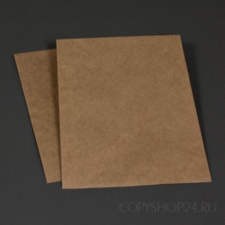 Коричневый крафт, 100 гр/м2, Прямой клапан, Декстрин, Клапан по короткой стороне 