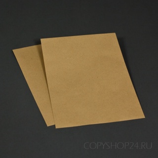 Коричневый крафт, 90 гр/м2, Прямой клапан, Лента, Клапан по короткой стороне 